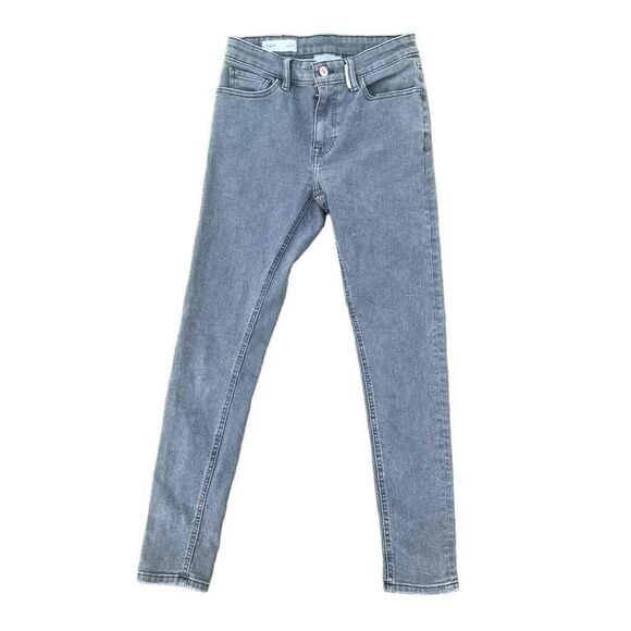 ASOS Collusion Gray High Rise Skinny Jeans Size 28 - Picture 1 of 5
